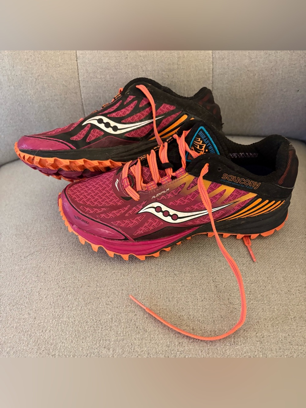 Saucony Peregrine 4 Women’s Running Shoes Pink, Size 6.5